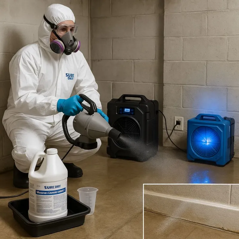 Sanitization and Odor Removal process in Cherry Valley, CA